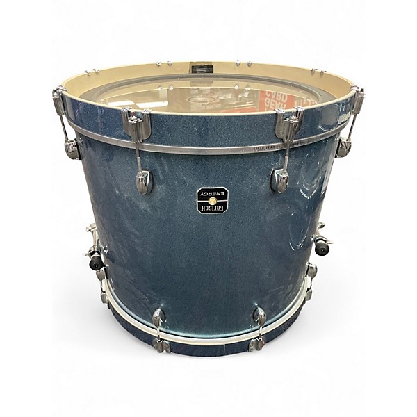 Used Gretsch Drums 4 Piece Energy Blue Sparkle Drum Kit