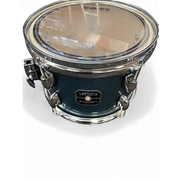 Used Gretsch Drums 4 Piece Energy Blue Sparkle Drum Kit