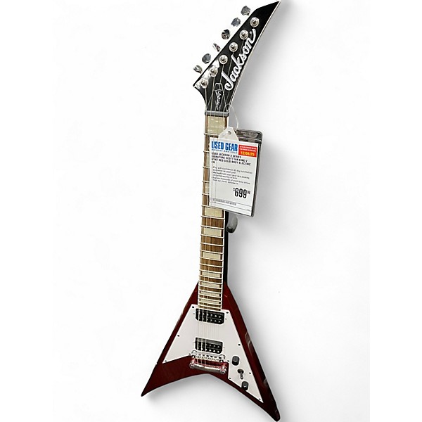 Used Jackson X Series Signature Scott Ian King V KVXT Red Solid Body Electric Guitar