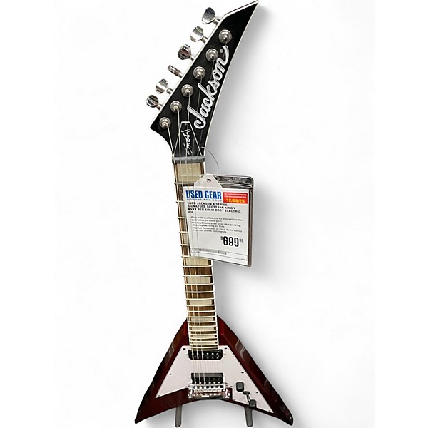 Used Jackson X Series Signature Scott Ian King V KVXT Red Solid Body Electric Guitar
