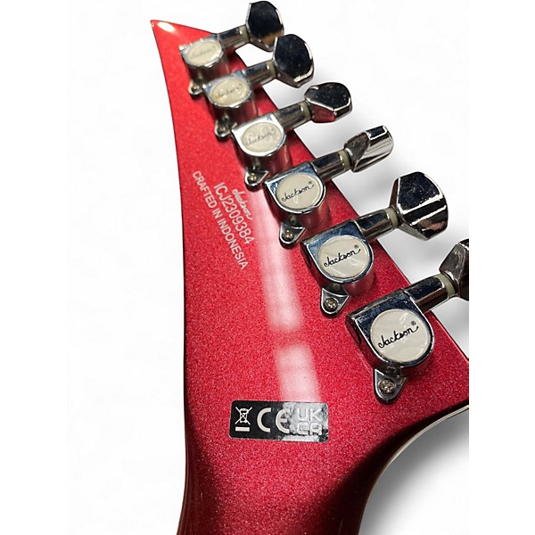 Used Jackson X Series Signature Scott Ian King V KVXT Red Solid Body Electric Guitar