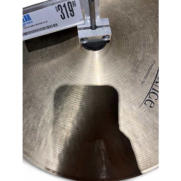 Used MEINL 15in Byzance Medium Hi Hat Pair Cymbal