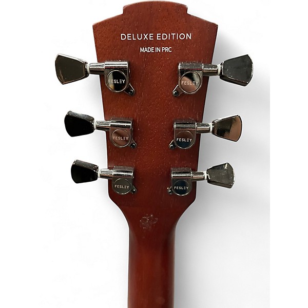 Used Fesley deluxe edition Black Solid Body Electric Guitar