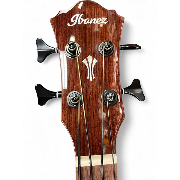 Used Ibanez aegb30e-ntg natural Acoustic Bass Guitar