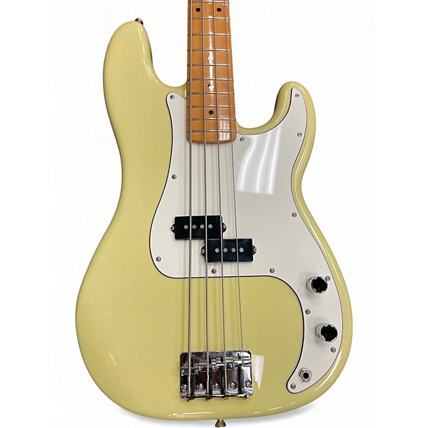 Used Fender player II p bass Buttercream Electric Bass Guitar