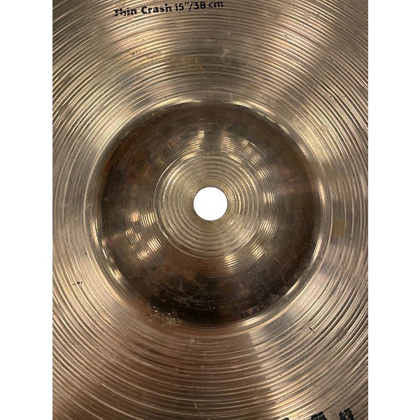 Used SABIAN 15in B8X Thin Crash Cymbal