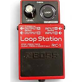 Used BOSS RC1 Loop Station Pedal