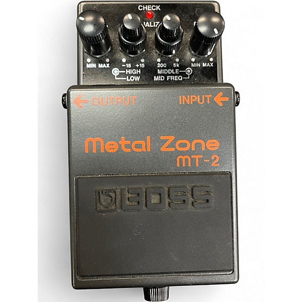 Used BOSS MT2 Metal Zone Distortion Effect Pedal