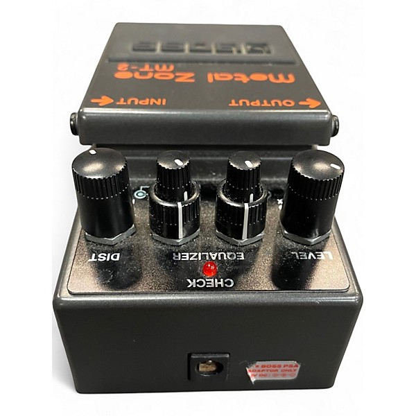 Used BOSS MT2 Metal Zone Distortion Effect Pedal