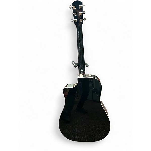 Used Fender CD140SCE Black Acoustic Electric Guitar