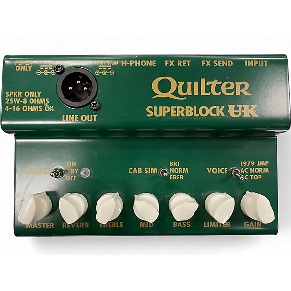 Used Quilter Labs Superblock UK Solid State Guitar Amp Head