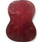Vintage 1970s M Matsuo 8wr Trans Red Classical Acoustic Guitar