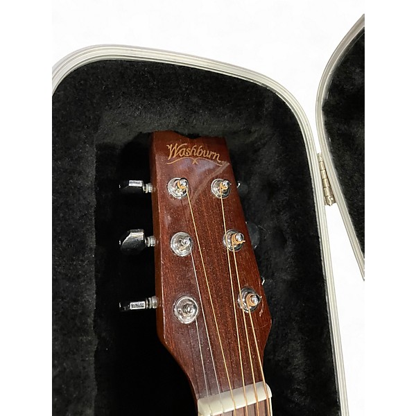 Used Washburn D10 Natural Acoustic Electric Guitar