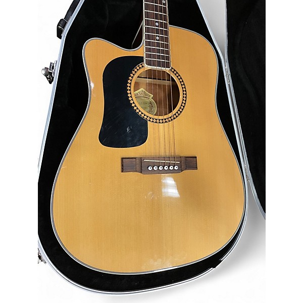 Used Washburn D10 Natural Acoustic Electric Guitar