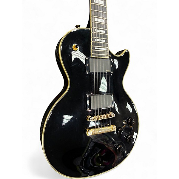 Used Epiphone Les Paul Custom Black Solid Body Electric Guitar