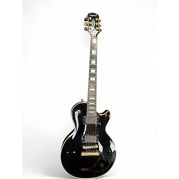 Used Epiphone Les Paul Custom Black Solid Body Electric Guitar