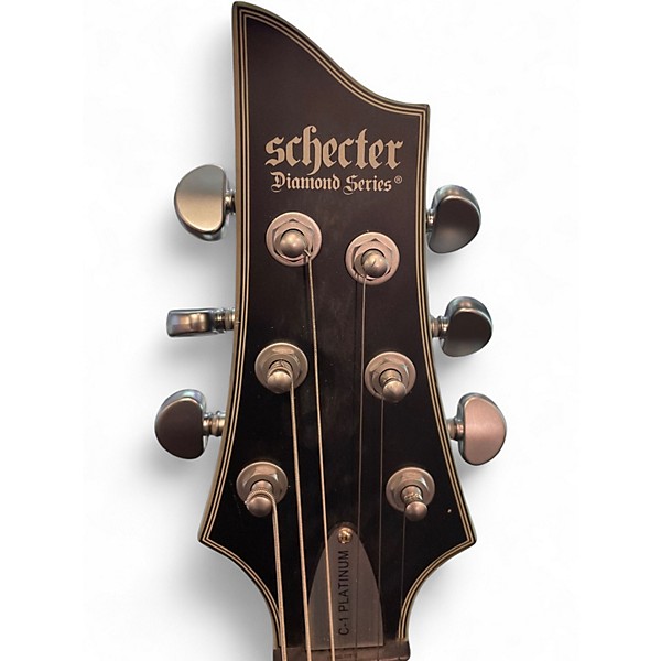 Used Schecter Guitar Research C1 Platinum SMOKE Solid Body Electric Guitar