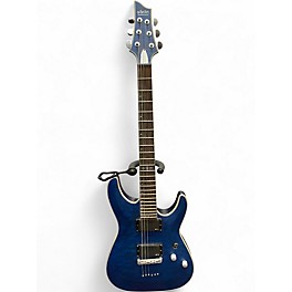 Used Schecter Guitar Research C1 Platinum Midnight Blue Solid Body Electric Guitar