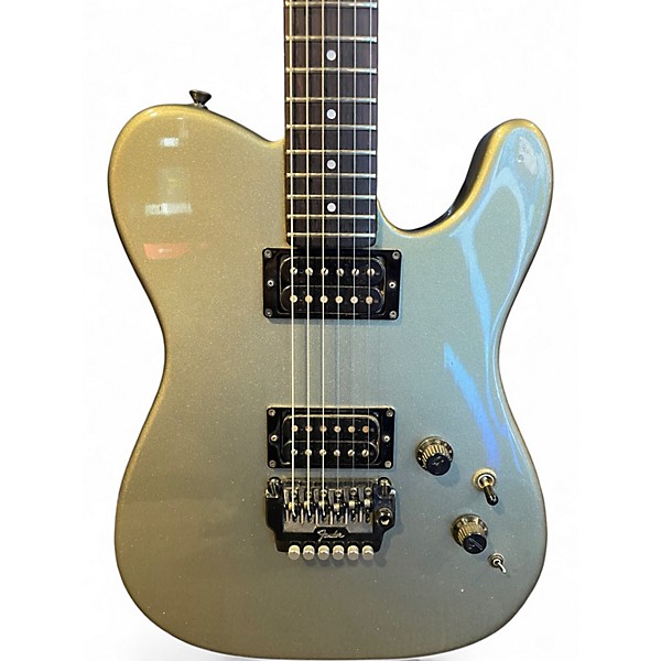 Vintage 1980s Fender MIJ Contemporary Telecaster Silver Solid Body Electric Guitar