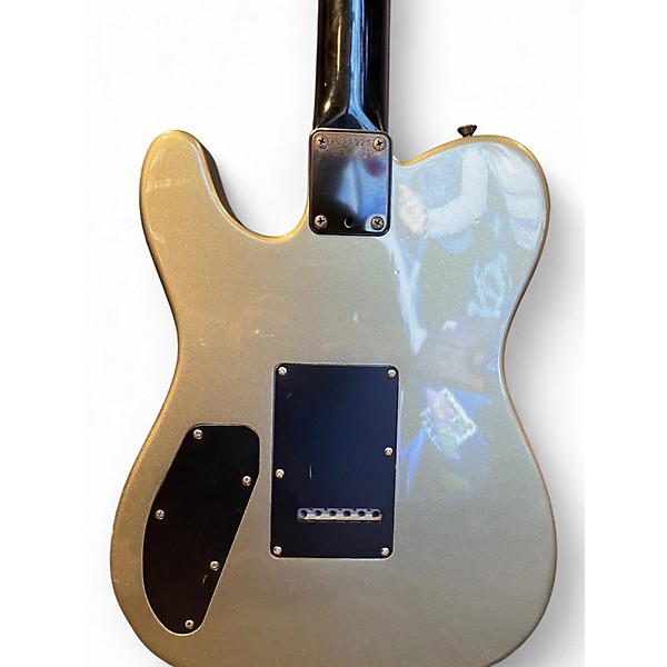 Vintage 1980s Fender MIJ Contemporary Telecaster Silver Solid Body Electric Guitar