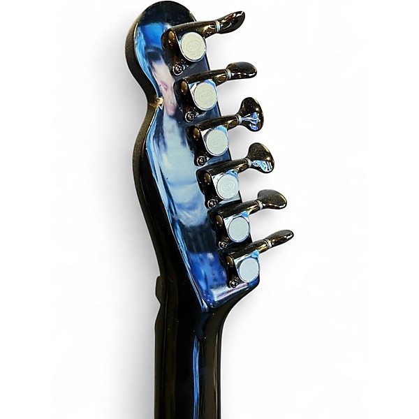 Vintage 1980s Fender MIJ Contemporary Telecaster Silver Solid Body Electric Guitar