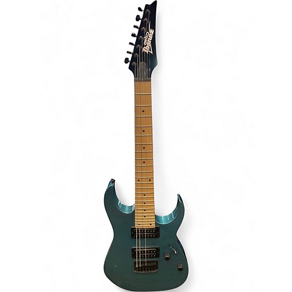 Used Ibanez grg7221m metalic light blue Solid Body Electric Guitar