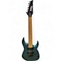 Used Ibanez grg7221m metalic light blue Solid Body Electric Guitar thumbnail