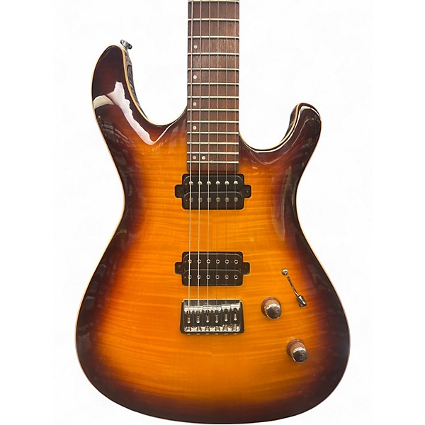 Used Teton R1630fm 2 Color Sunburst Solid Body Electric Guitar