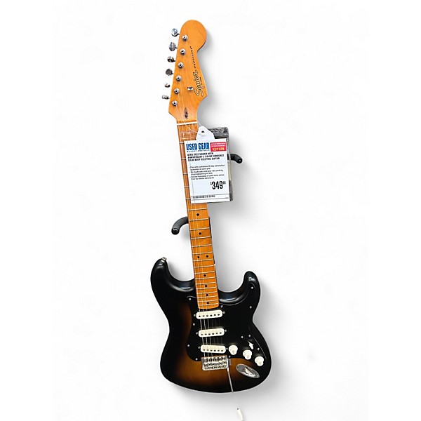 Used 2022 Squier 40th ANNIVERSARY 2 Color Sunburst Solid Body Electric Guitar