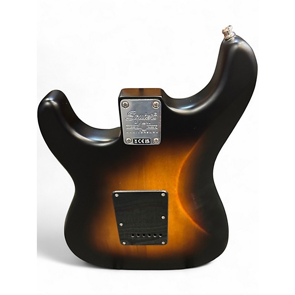 Used 2022 Squier 40th ANNIVERSARY 2 Color Sunburst Solid Body Electric Guitar
