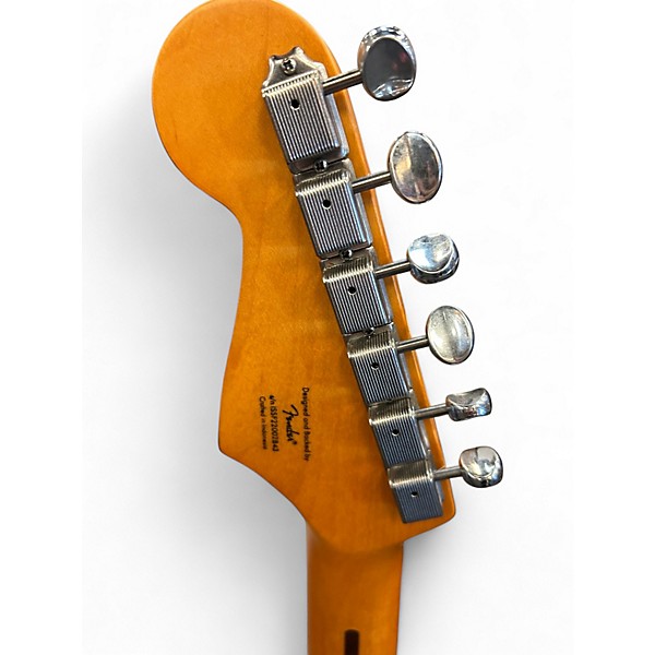 Used 2022 Squier 40th ANNIVERSARY 2 Color Sunburst Solid Body Electric Guitar