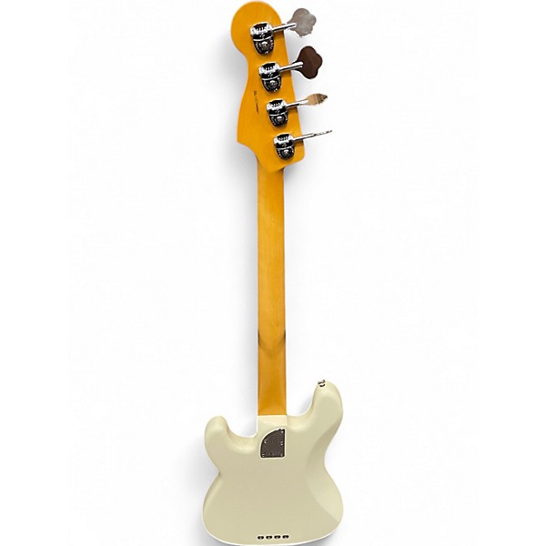 Used 2023 Fender American Professional II Precision Bass Olympic White Electric Bass Guitar