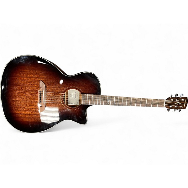 Used Alvarez ag66e 2 Color Sunburst Acoustic Electric Guitar