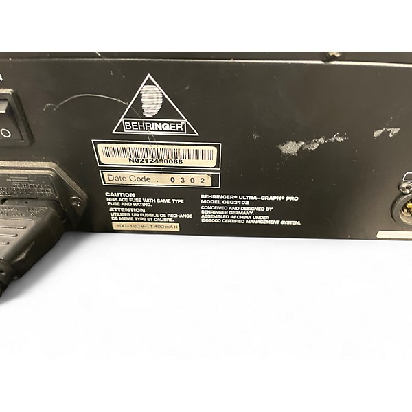 Used Behringer Ultra Graph Pro GEQ3102 Equalizer