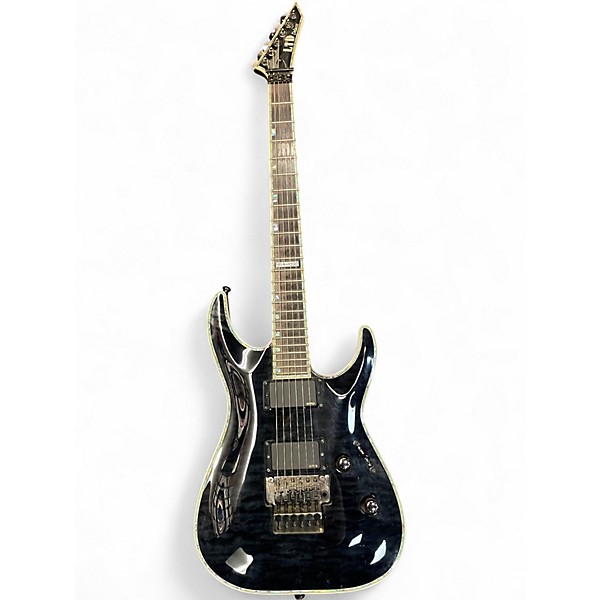 Used ESP LTD MH1000 Black Solid Body Electric Guitar