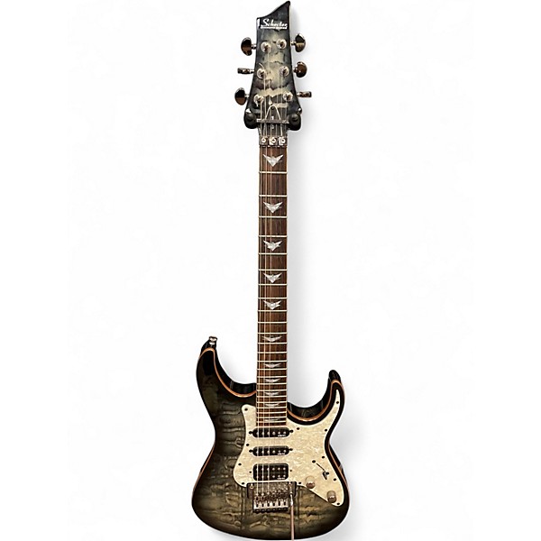 Used Schecter Guitar Research extreme banshee Charcoal gray Solid Body Electric Guitar