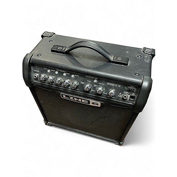 Used Line 6 Spider IV 15W 1X8 Guitar Combo Amp