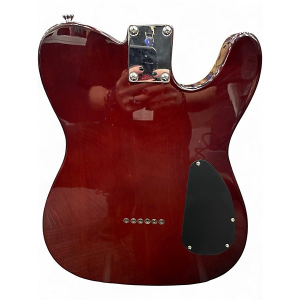 Used Iyv Vina Thinline Tele Left Handed Natural Electric Guitar