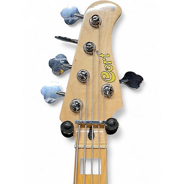 Used Cort GB55 JJ Natural Electric Bass Guitar