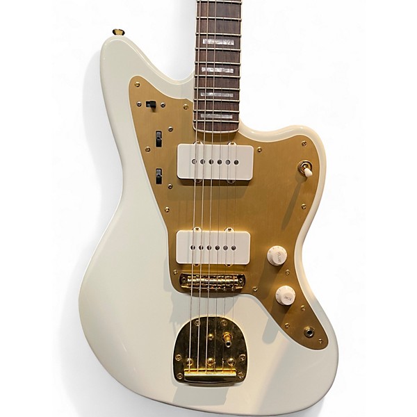 Used Squier 40th Anniversary Jazzmaster Olympic White Solid Body