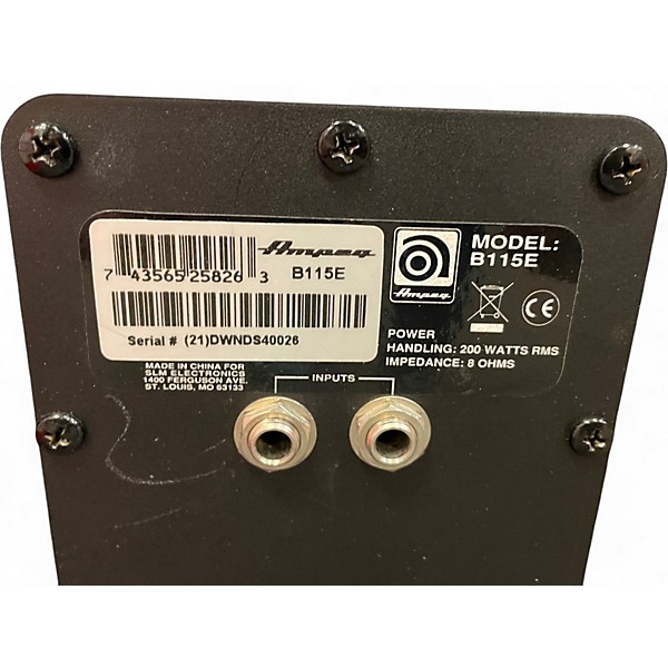 Used Ampeg b115e Bass Cabinet