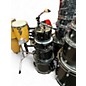 Used Ludwig 4 Piece Pocket Kit Black Sparkle Drum Kit thumbnail