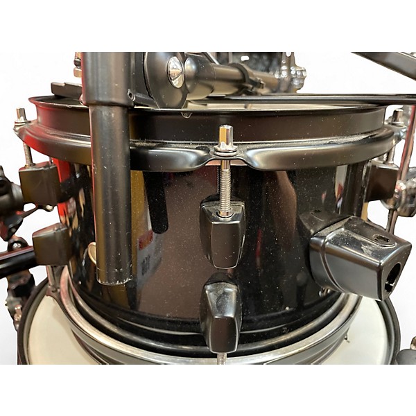 Used Ludwig 4 Piece Pocket Kit Black Sparkle Drum Kit