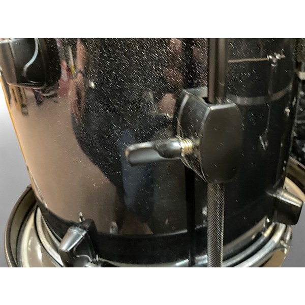Used Ludwig 4 Piece Pocket Kit Black Sparkle Drum Kit