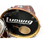 Used Ludwig 4 Piece rocker elite Wine Red Drum Kit