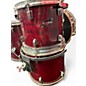 Used Ludwig 4 Piece rocker elite Wine Red Drum Kit