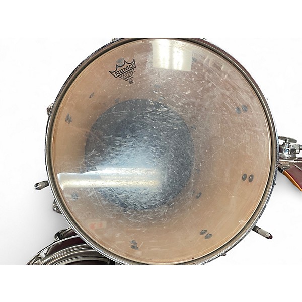 Used Ludwig 4 Piece rocker elite Wine Red Drum Kit