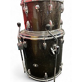 Used Slingerland 3 Piece 3 Pc Rock and Roll Outfit Maple Drum Kit Rootbeer Sparkle Drum Kit
