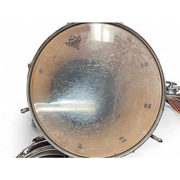 Used Slingerland 3 Piece 3 Pc Rock and Roll Outfit Maple Drum Kit Rootbeer Sparkle Drum Kit