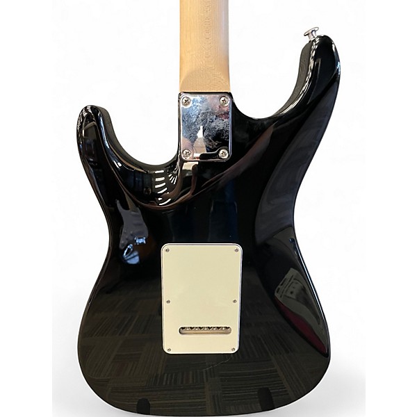 Used Suhr Throwback Standard Pro Black Solid Body Electric Guitar